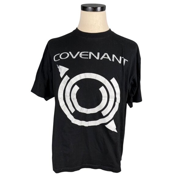 Covenant Terrestrial Terror Tour 1998 Black XL Concert T-Shirt 100% Cotton